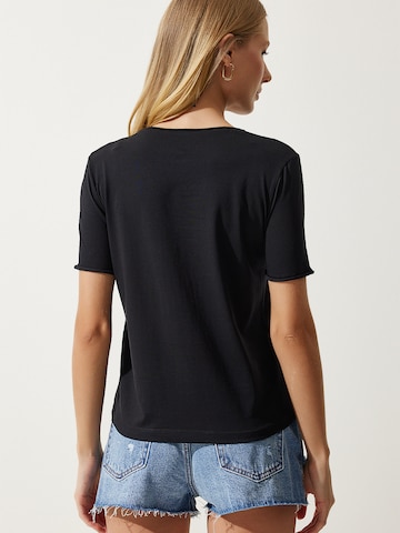 T-shirt Happiness İstanbul en noir