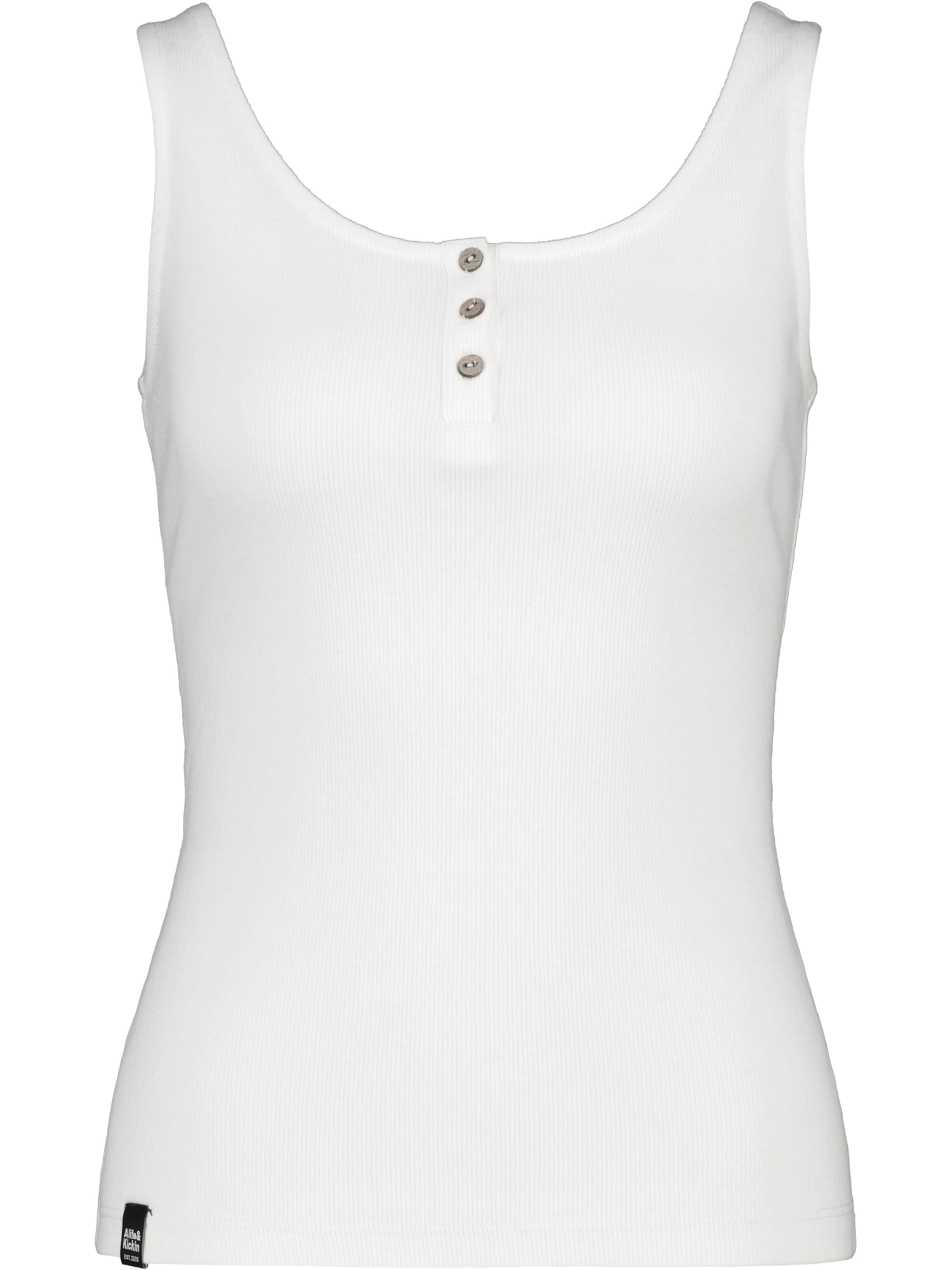 alife & kickin Top 'HazelAK A' in White: front