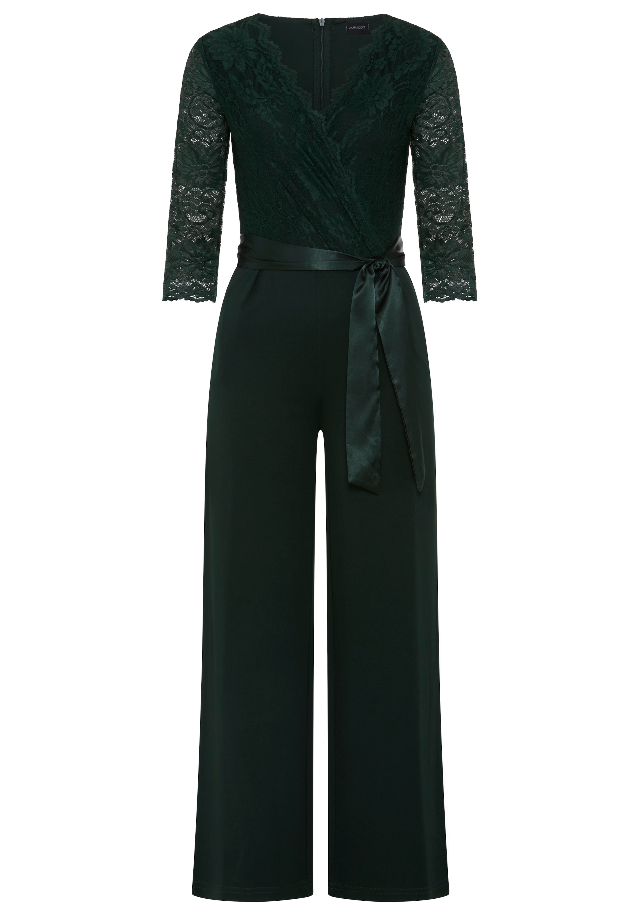 LAURA SCOTT Jumpsuit in Green: front