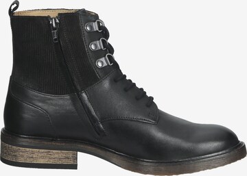 Kickers Lace-Up Ankle Boots in Black