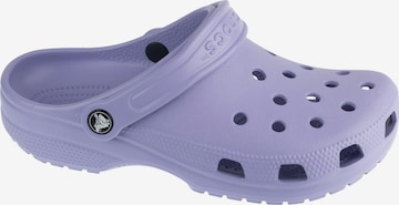 Sabots Crocs en violet : devant