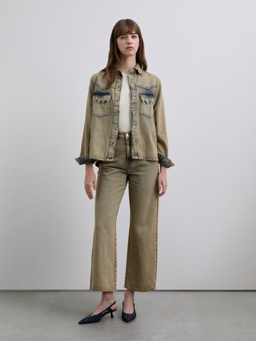 Scalpers Свободный крой Джинсы в Зеленый: спереди