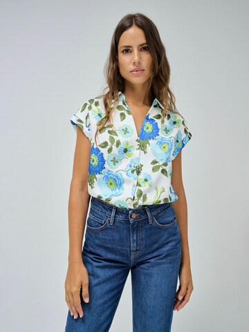 Salsa Jeans Bluse in Weiß: Vorderseite