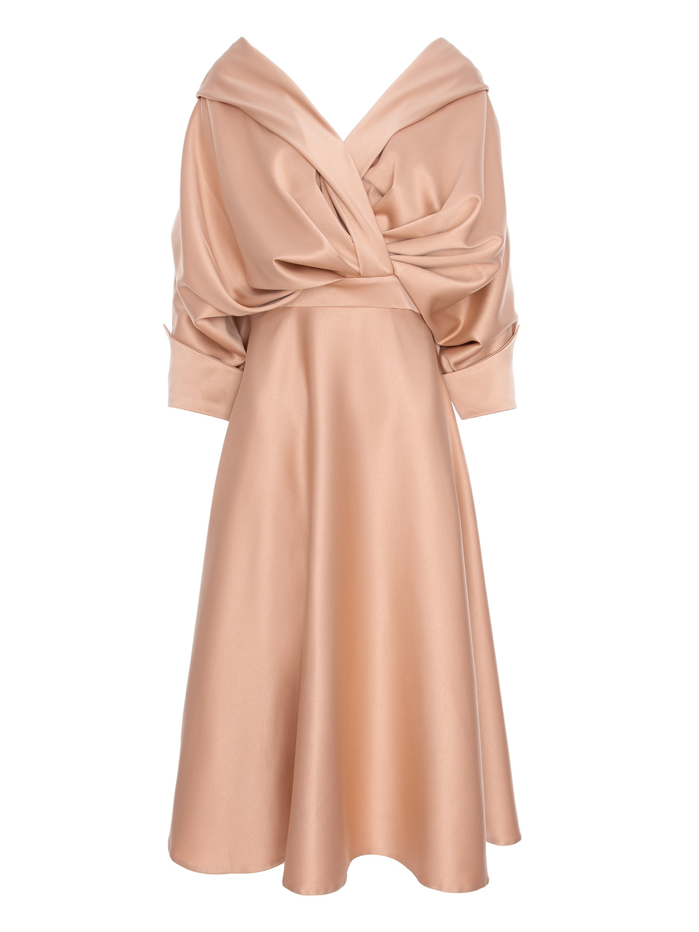 acob a porter Robe de soirée en 42 en beige, Vue avec produit