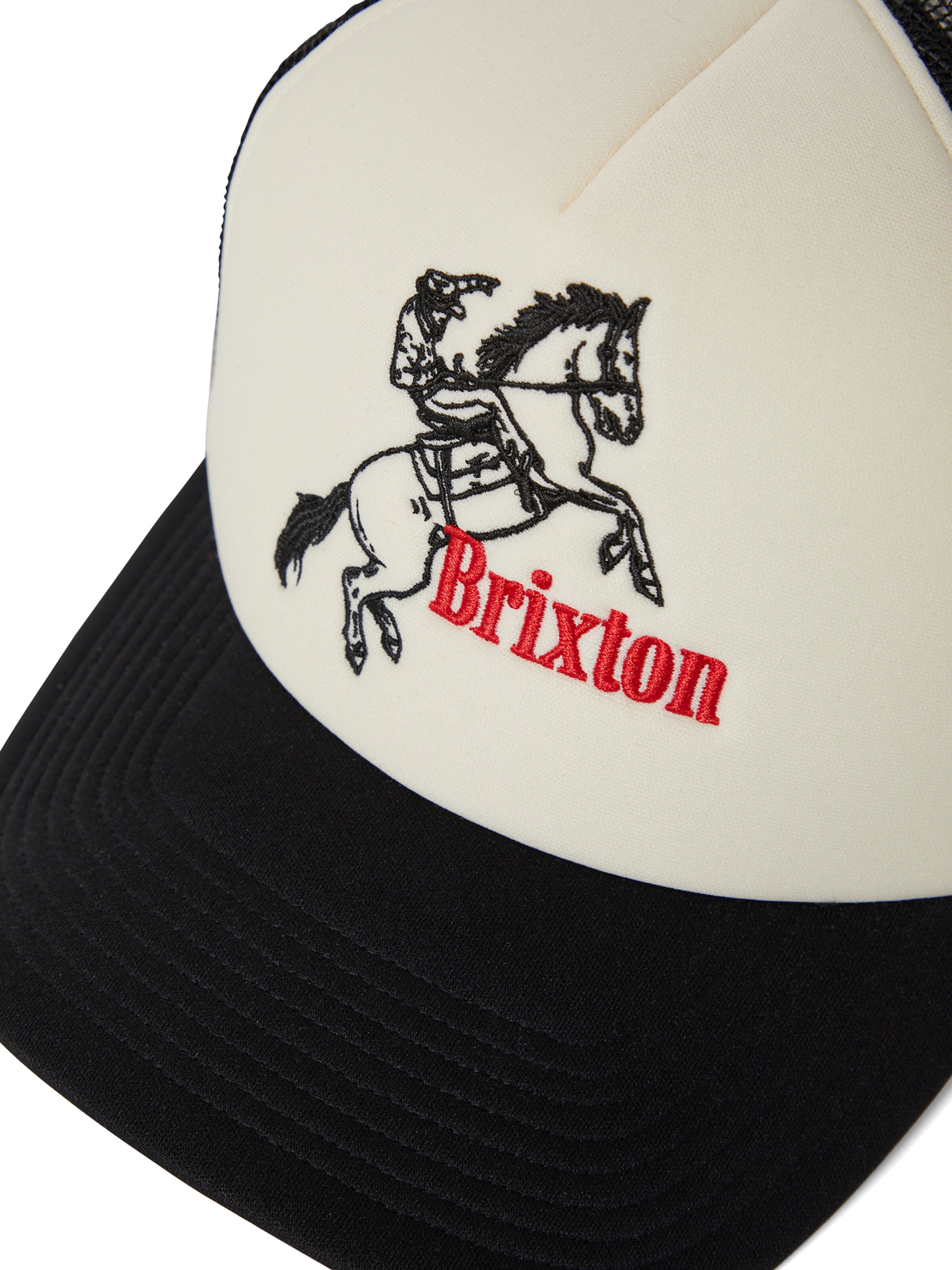 Brixton Cap 'RANCHING CLUB' in Black