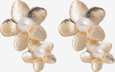 SOHI Naušnice ' Pushpa ' u zlatna / biserno bijela, Pregled proizvoda