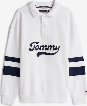 TOMMY HILFIGER Shirt 'Varsity' in Wit: voorkant