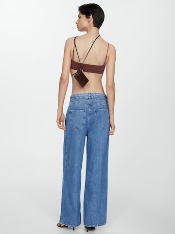 MANGO Loose fit Jeans 'Lucia' in Blue