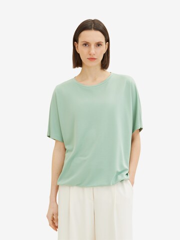 TOM TAILOR Shirt in Groen: voorkant