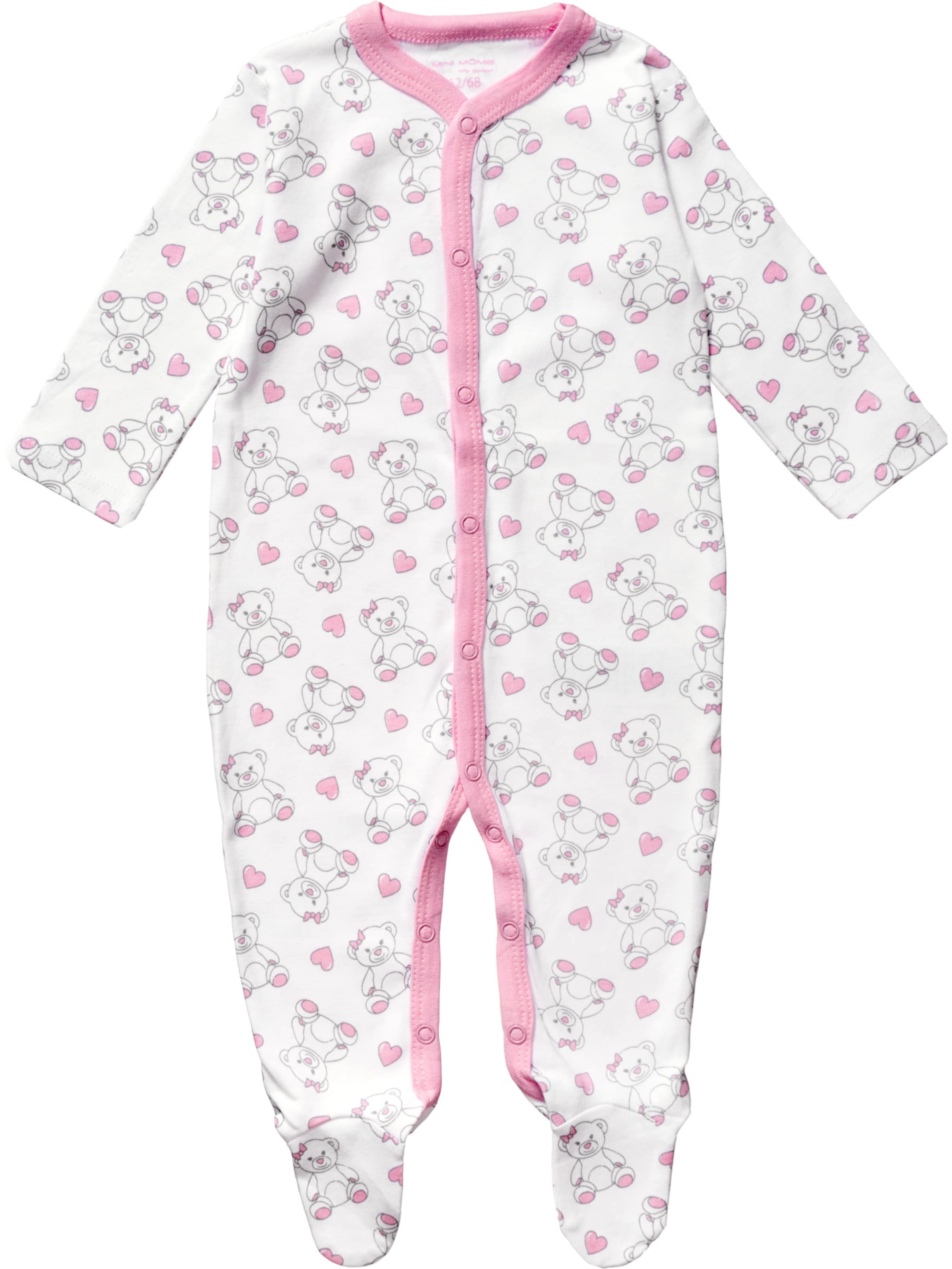 aptex Romper/Bodysuit in Pink: front