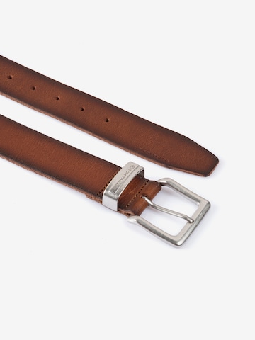 TOM TAILOR Belt ' JACOB' in Brown