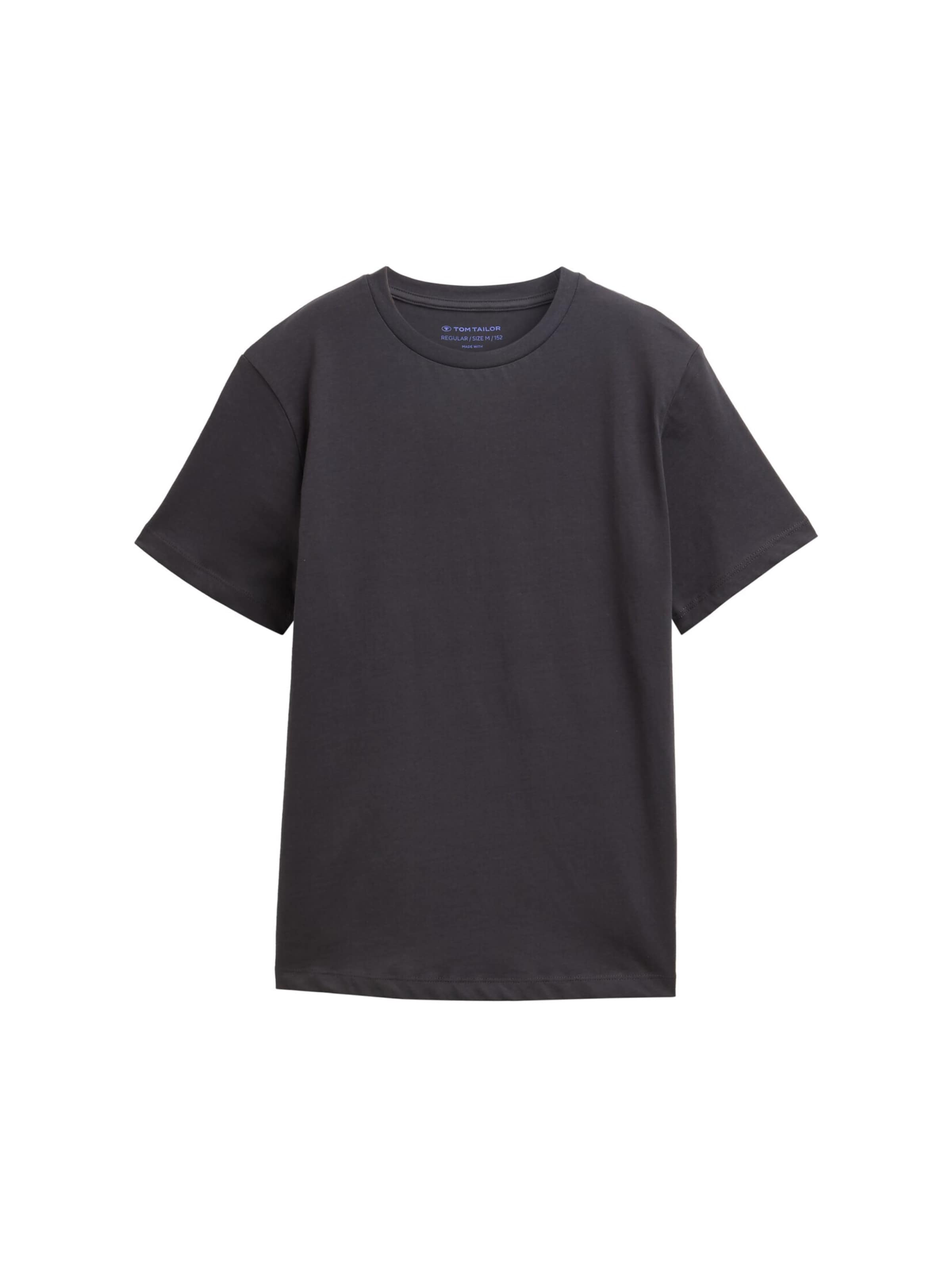 TOM TAILOR Shirt in Grey: front