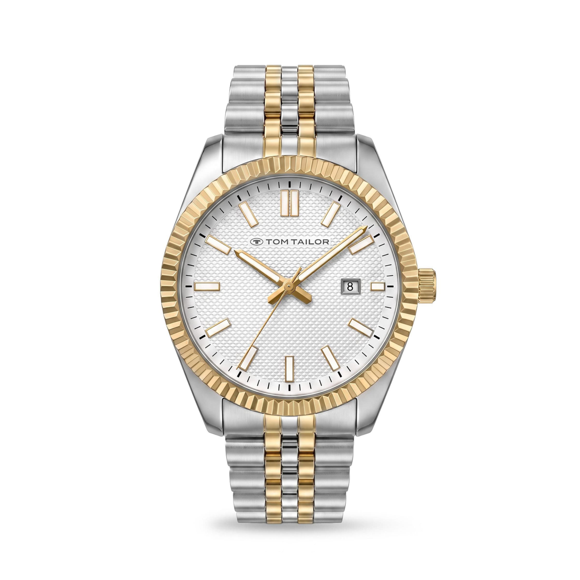 TOM TAILOR Uhr in Silber: Vorderseite