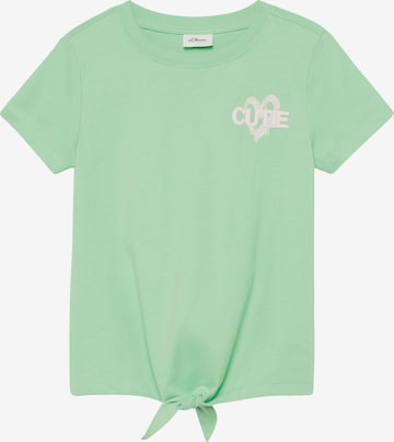 s.Oliver Shirt in Green: front