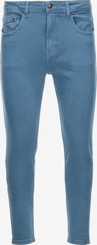 Ombre Slimfit Jeans 'P1058' in Blauw: voorkant