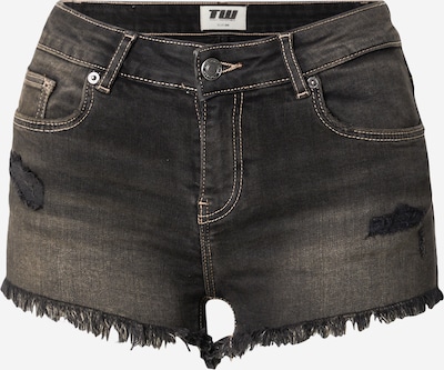 Tally Weijl Shorts in black denim, Produktansicht