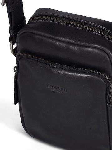 Howard London Schoudertas 'Cross Body Bag Eddie Black' in Zwart