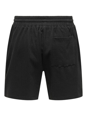 Only & Sons Loosefit Bukser 'ONSEddie' i sort