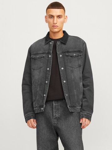 Giacca di mezza stagione 'JJIJean' di JACK & JONES in nero: frontale
