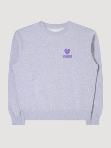 EDWIN Sweatshirt in Grey: front