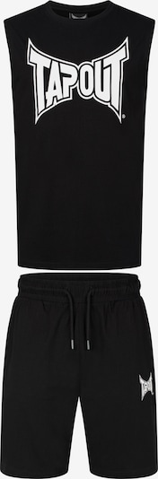 Tapout Odjeća za vježbanje 'Diego' u crna / bijela, Pregled proizvoda