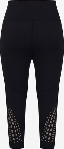 Skinny Leggings Ulla Popken en noir