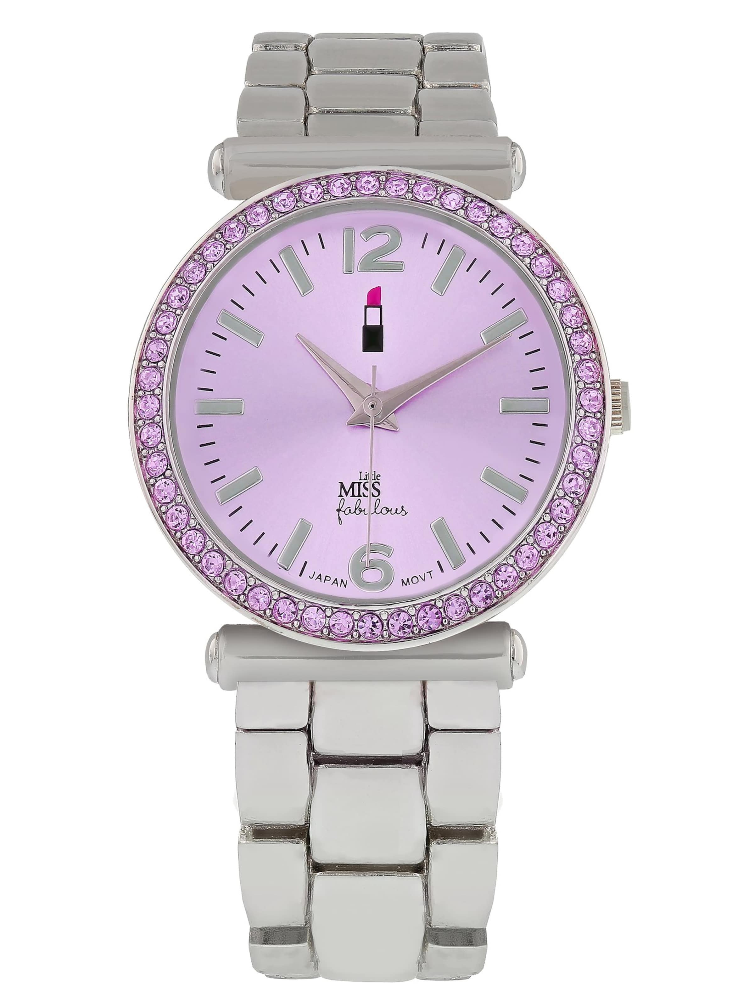 Lucardi Analog Watch in Silver: front