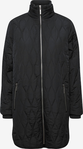 Fransa Between-Season Jacket 'QUILT' in Black: front