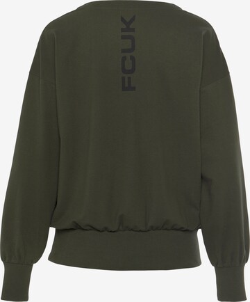 FCUK Sweatshirt i grön