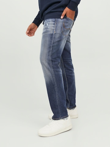 Coupe slim Jean 'GLENN' JACK & JONES en bleu