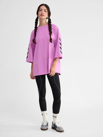 T-Shirt 'OVERSIZED WILLY' Hummel en rose