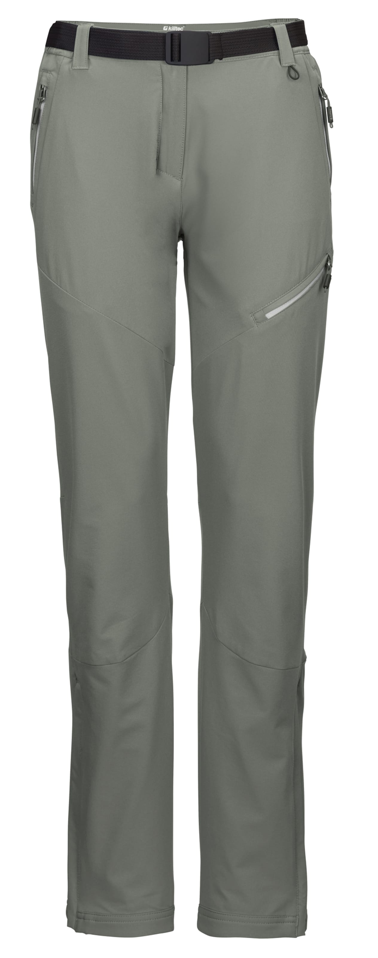 KILLTEC Regular Outdoor Pants in Green: front