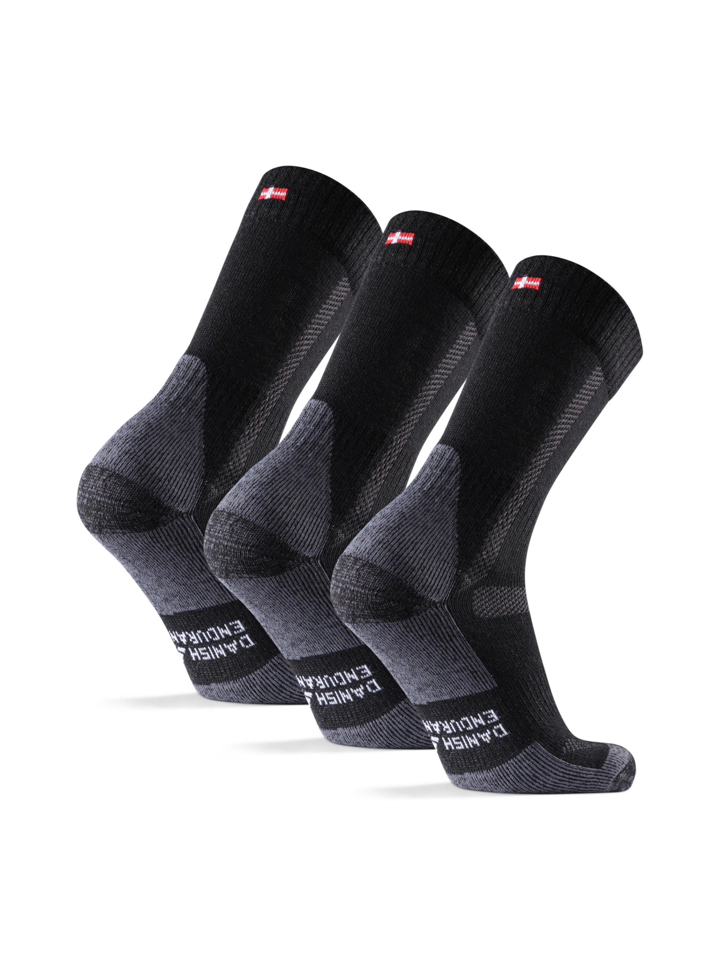 Chaussettes de sport 'Hiking Classic' DANISH ENDURANCE en noir