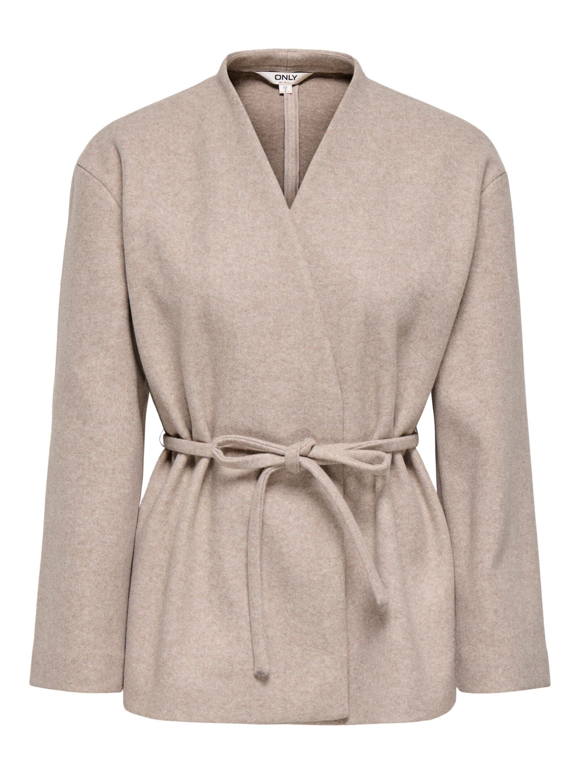 ONLY Tussenjas in Beige: voorkant
