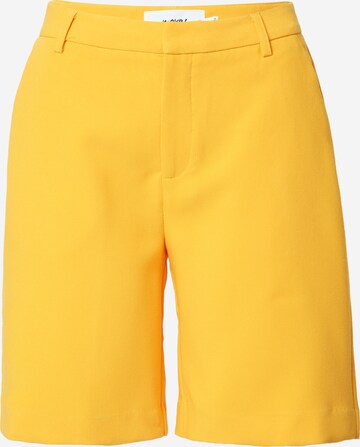 Moves Regular Trousers in Yellow: front