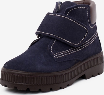 Pisamonas - Botas en azul: frente