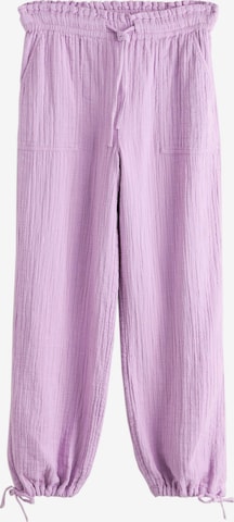 Effilé Pantalon Next en violet : devant