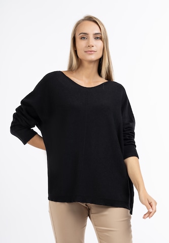 Pull-over 'Pryam' RISA en noir : devant