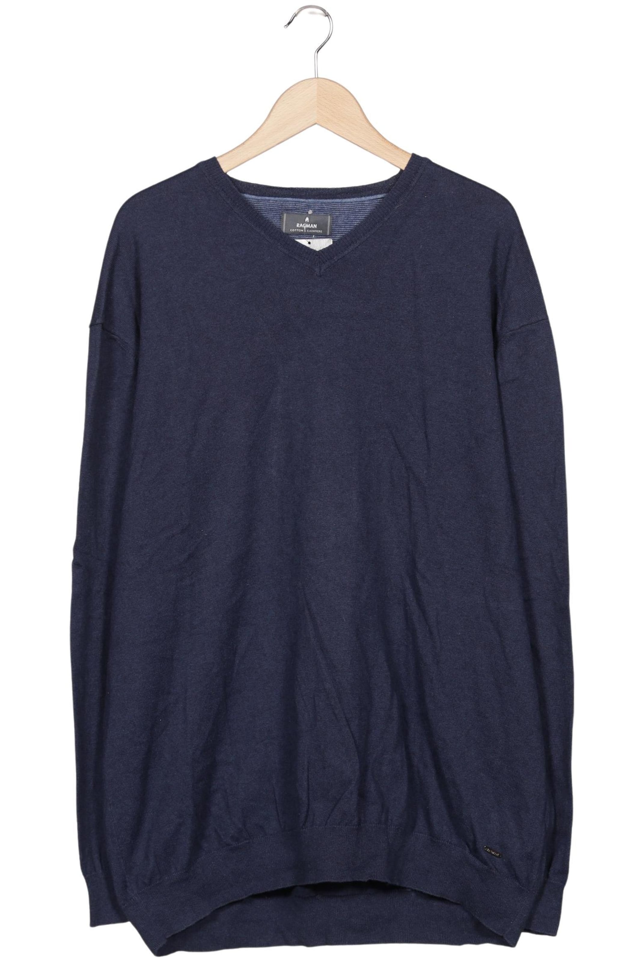 Ragman Sweater & Cardigan in 4XL in Blue: front