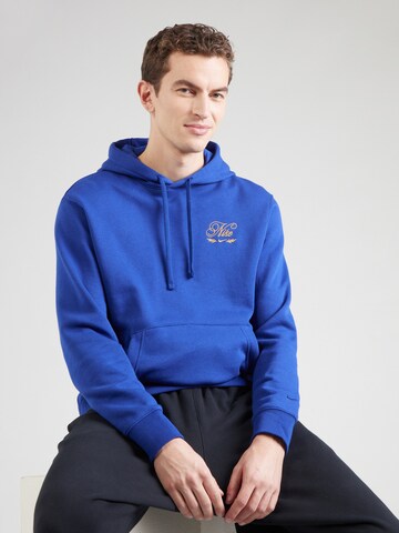 Sweat-shirt 'CLUB' Nike Sportswear en bleu : devant