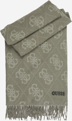 žalia GUESS Šalikas 'BOSTON JACQUARD 70X180': priekis