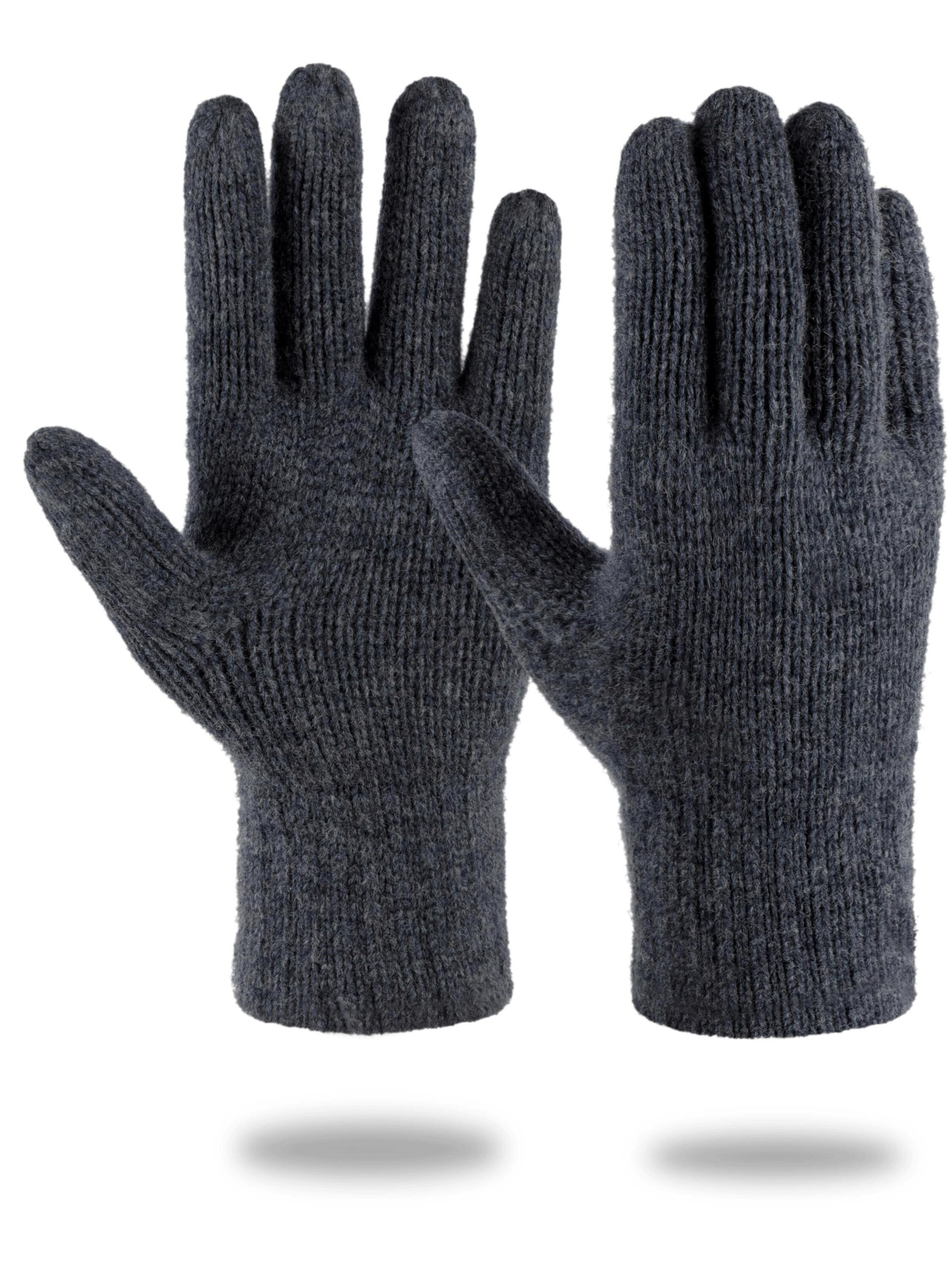 normani Vingerhandschoenen 'Onslow' in Grijs: voorkant