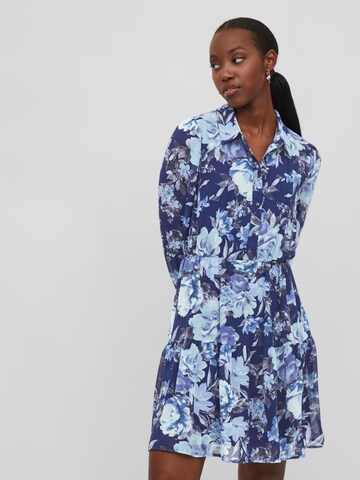 Robe-chemise 'KAROLINA' VILA en bleu : devant