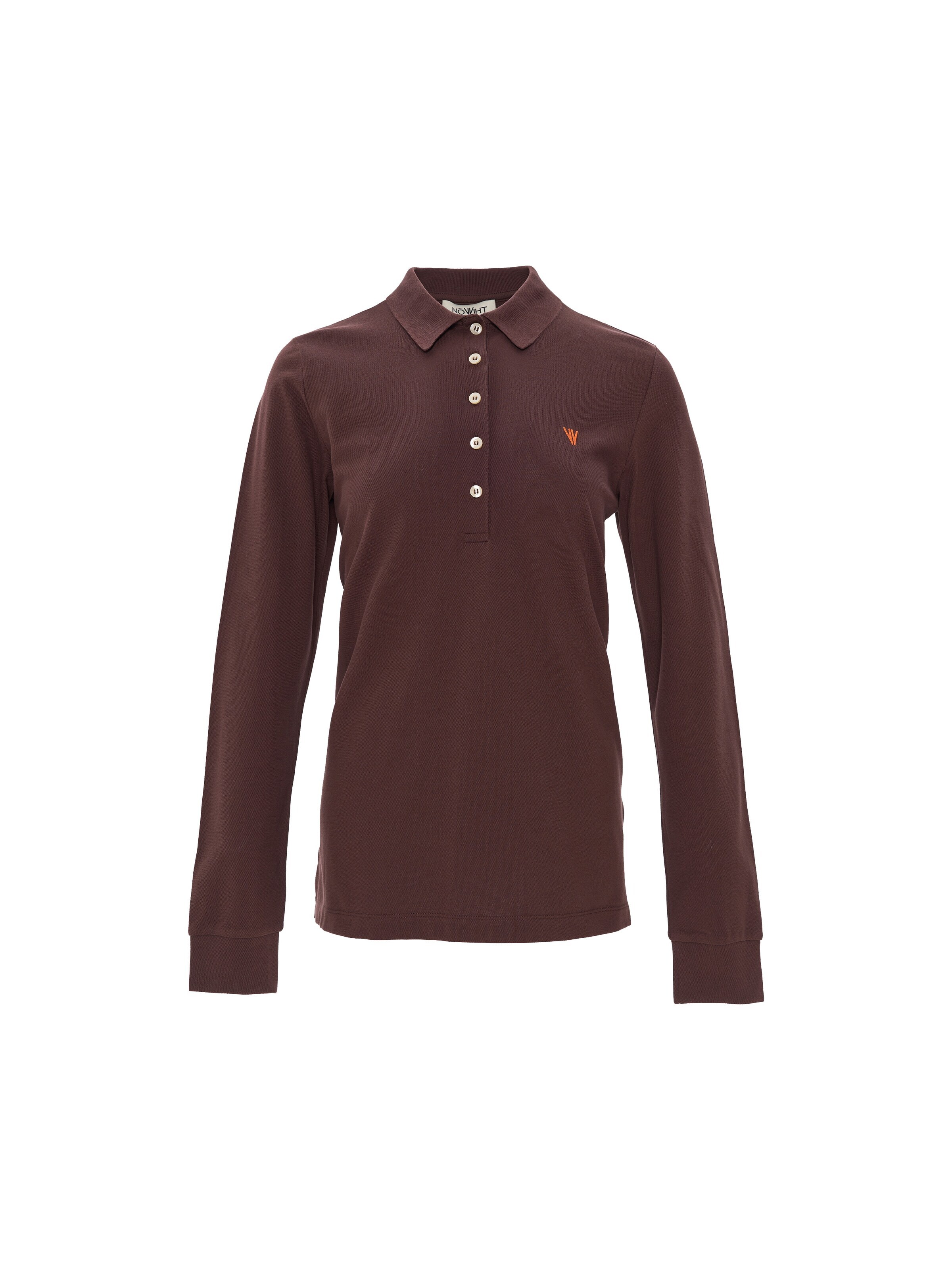 NOWIHT Shirts 'Josephine' i brun: forside