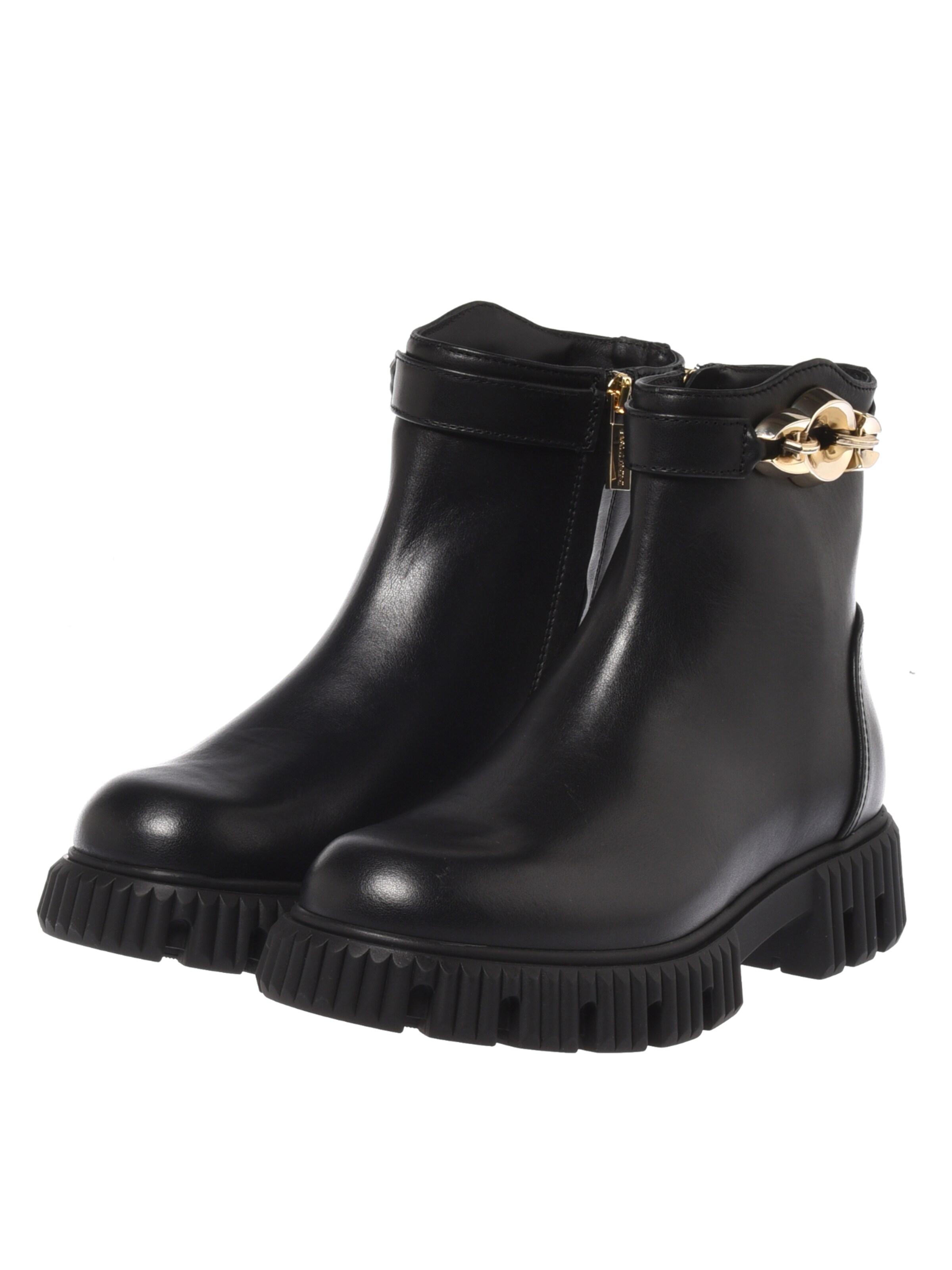 BALDININI Enkellaarsjes in Zwart