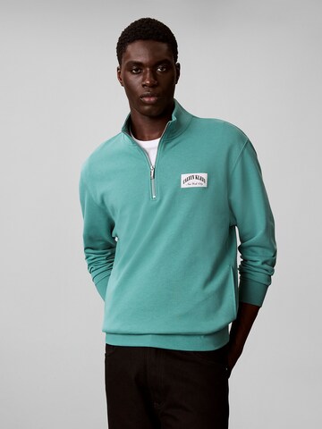 Calvin Klein Jeans Sweatshirt in Grün: Vorderseite