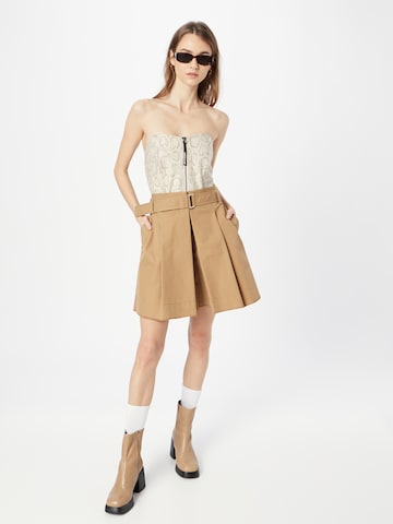 3.1 Phillip Lim Wide leg Chinobyxa i beige