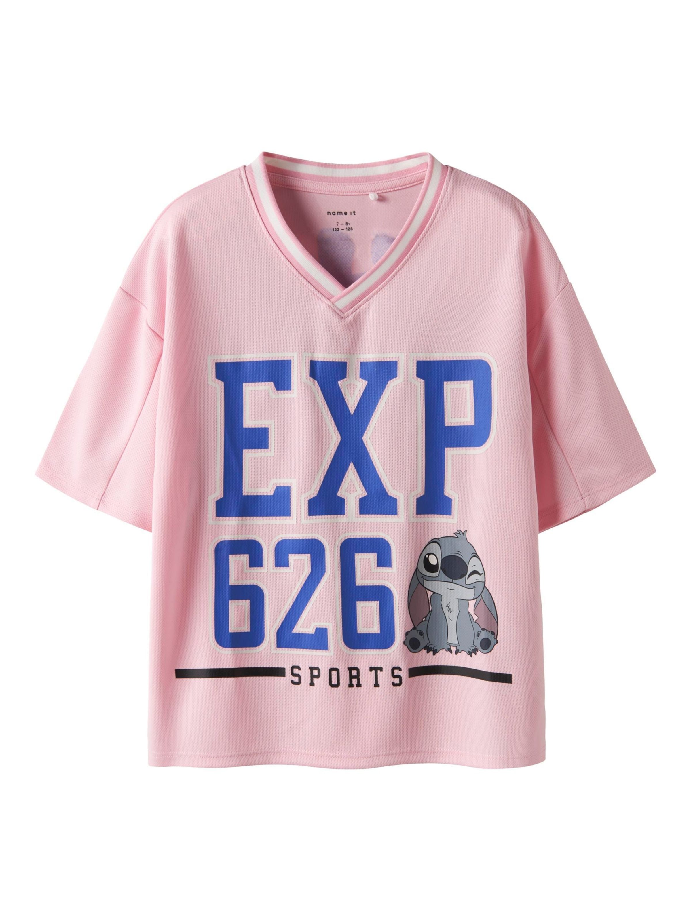 Maglietta 'NKFakuri Stitch' di NAME IT in rosa: frontale