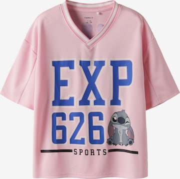 NAME IT - Camiseta 'NKFakuri Stitch' en rosa: frente