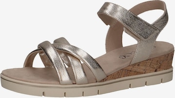 CAPRICE Strap Sandals in Brown: front